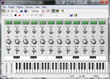 DVS Drum Sampler screenshot