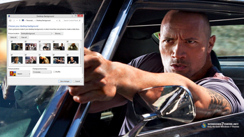 Dwayne Johnson Windows 7 Theme screenshot