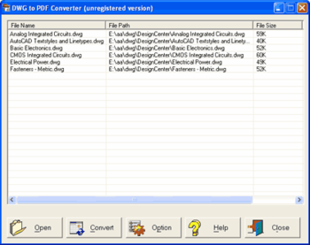 DWG-Converter DWG to PDF Converter screenshot