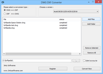 DWG DXF Converter screenshot