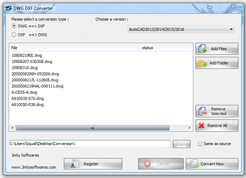 DWG DXF Converter screenshot