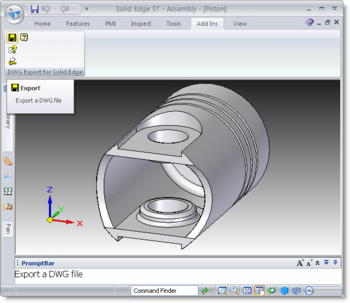 DWG Export for Solid Edge screenshot 2