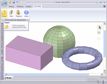 DWG Import for SpaceClaim screenshot 3