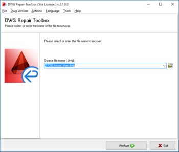 DWG Repair Toolbox screenshot 2
