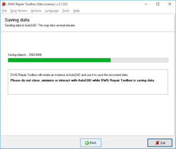 DWG Repair Toolbox screenshot 2