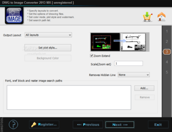 DWG to IMAGE Converter MX screenshot 3