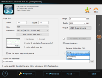 DWG to PDF Converter MX screenshot 10