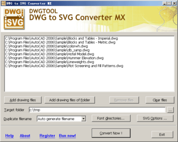DWG to SVG Converter MX screenshot 3