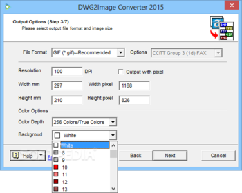 DWG2Image Converter screenshot 3