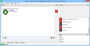 Dwyco CDC-X (formerly Dwyco Video Conferencing System CDC32) screenshot