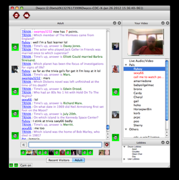 Dwyco VideoChat Community screenshot