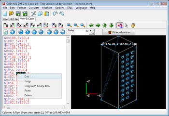 DXF 2 G-Code screenshot 2