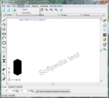 DXF Editor screenshot 2