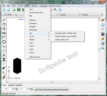 DXF Editor screenshot 3