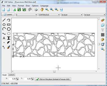 DXF Editor screenshot