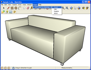 DXF Export for SketchUp screenshot 2