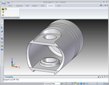 DXF Export for Solid Edge screenshot 2