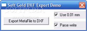 DXF Exporter DLL screenshot