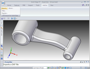 DXF Import for Solid Edge screenshot 2
