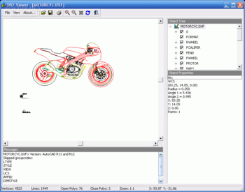 DXF Viewer screenshot