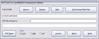 DXFTool for CorelDRAW Professional screenshot