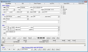 DXKeeper screenshot