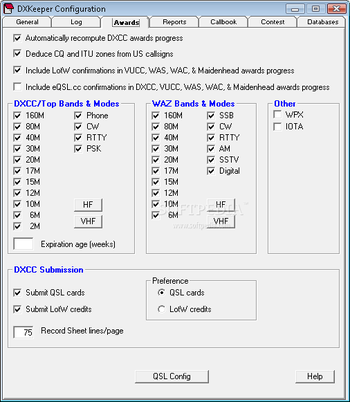 DXKeeper screenshot 5