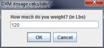 DXM Dosage Calculator screenshot 2