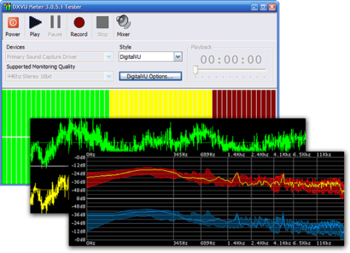 DXVUMeterNET screenshot