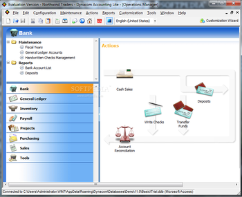 Dynacom Accounting Lite screenshot