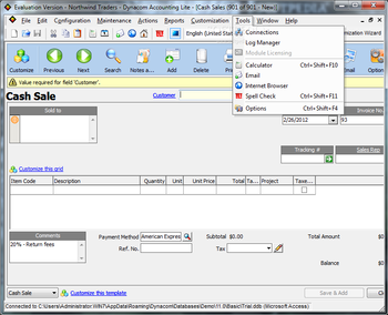 Dynacom Accounting Lite screenshot 15