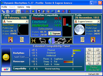 Dynamic Biorhythms screenshot 2