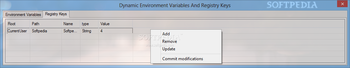 Dynamic Environment Variables And Registry Keys screenshot 2