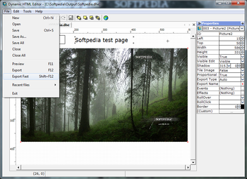 Dynamic HTML Editor Free screenshot 3