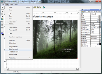 Dynamic HTML Editor Free screenshot 4