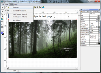 Dynamic HTML Editor Free screenshot 5