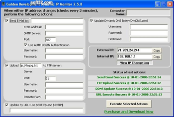 Dynamic IP Monitor screenshot