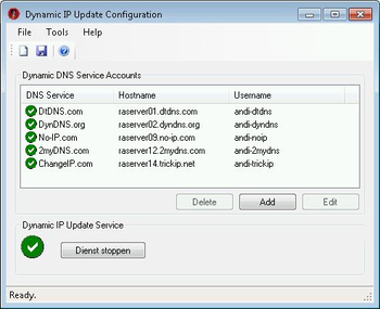 Dynamic IP Update Service screenshot 2