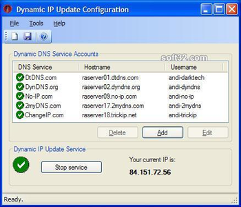 Dynamic IP Update Service screenshot 3