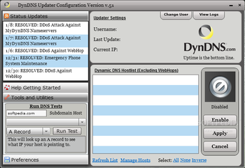 DynDNS Updater screenshot