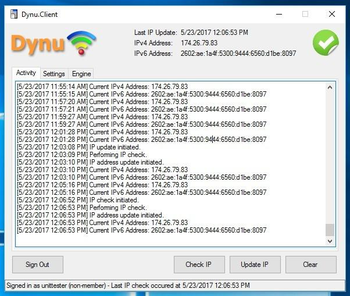 Dynu IP Update Client screenshot 3