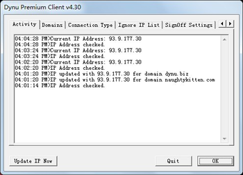 Dynu Premium Dynamic DNS Client screenshot 2