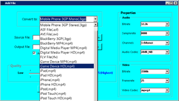 DYY Video Converter screenshot 3