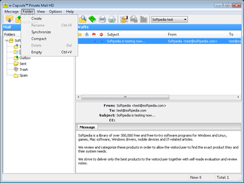 e-Capsule Private Mail HD screenshot 3