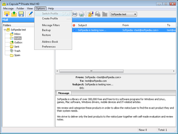 e-Capsule Private Mail HD screenshot 5