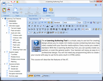 e-Learning Authoring Tool screenshot 2