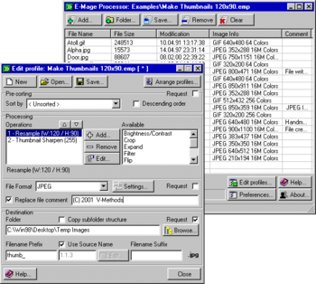 E-Mage Processor screenshot