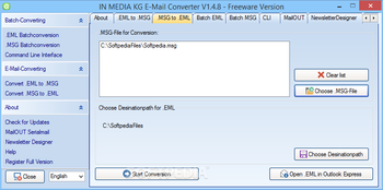 E-Mail Converter screenshot 2