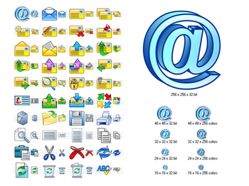 E-mail Icon Set screenshot 2