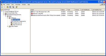 E-mail Management Server screenshot 2